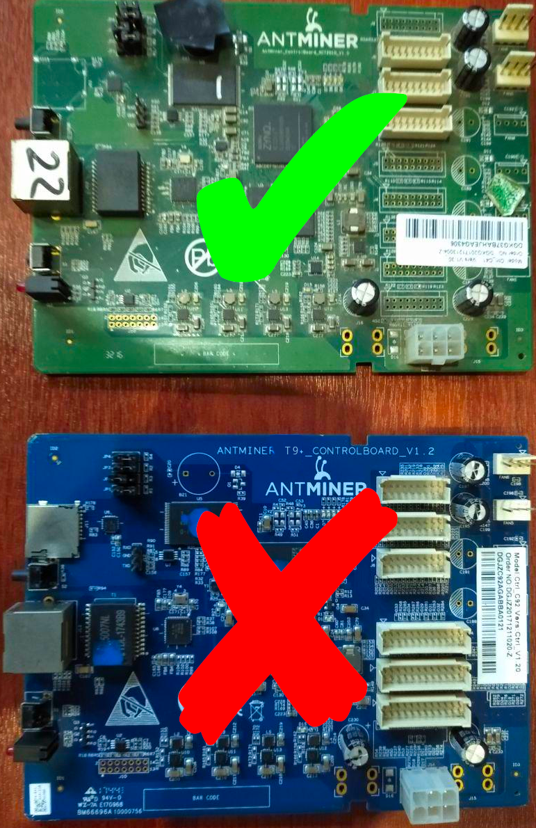 S9 Green Blue Control Boards